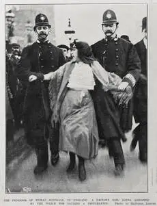 Young English suffragist