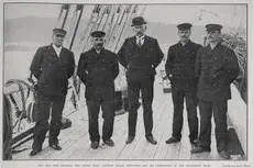 Captain Roald Amundsen and his companions