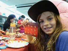 Chinese Zodiac postcard - Chinese Lunar New Year festivities at Upper Riccarton Library