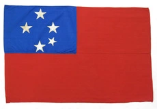The Samoan flag