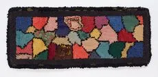 Rag Rug, with abstract design