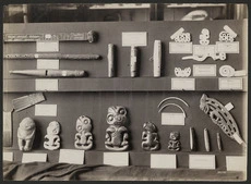 Māori artifacts in the Auckland Museum