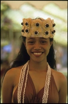 Schoolgirl from the Cook Islands