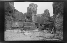 Ruins of ancient fortress, Rome, Italy