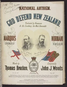 God Defend New Zealand : national anthem