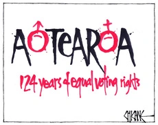 Voting rights cartoon