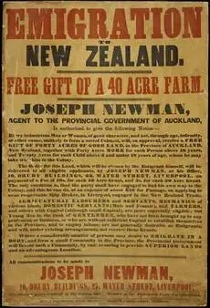 Immigration promotion: Auckland, 1850s