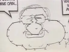 The opening of the Cartoon Archive, 1992
