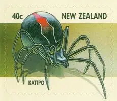 Katipō spider stamp