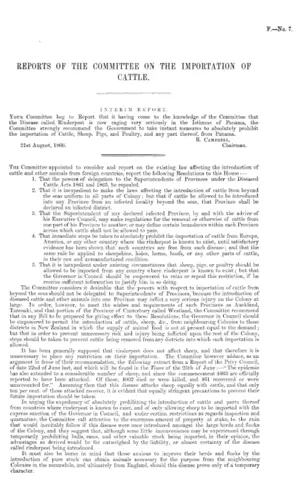 REPORT OF THE SELECT COMMITTEE OF THE HOUSE OF REPRESENTATIVES ON THE GOLD FIELDS ACTS.