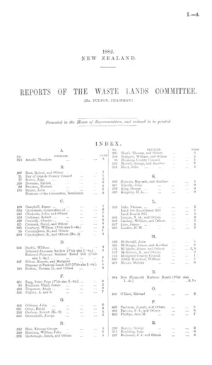 REPORTS OF THE WASTE LANDS COMMITTEE. (Mr. FULTON, CHAIRMAN.)