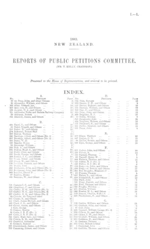 REPORTS OF PUBLIC PETITIONS COMMITTEE. (MR. T. KELLY, CHAIRMAN.)