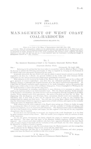 ANNUAL REPORT OF THE GOVERNMENT INSURANCE COMMISSIONER FOR THE YEAR ENDED 31st DECEMBER, 1888.