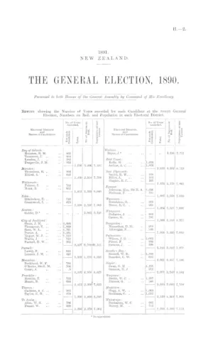 THE GENERAL ELECTION, 1890.