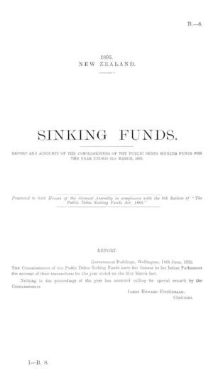 SINKING FUNDS.