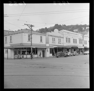 Kilbirnie shopping area, corner of Bay and Rongotai Roads, Wellington