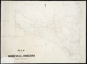 Map of the Mandeville and Rangiora Road District [cartographic material].
