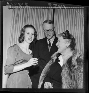 Unidentified group at party hosted by Thomas Charles Atkinson Hislop to farewell Foss Shanahan and his wife