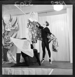 Fashion show with ballet theme at Kirkcaldie & Stains Ltd department store, Wellington