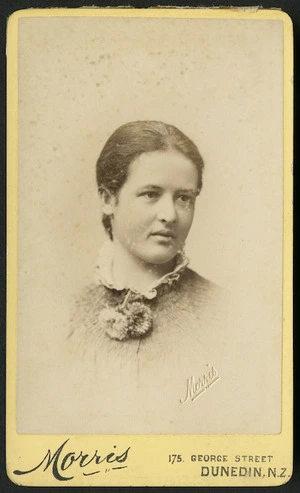 Morris, John Richard, 1854-1919: Portrait of unidentified woman