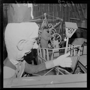 James Smith Ltd., work on floats for procession