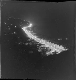 Hutt Road at night, Wellington