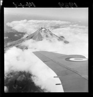 Aerial view of Mount Egmont from a Comet II jet
