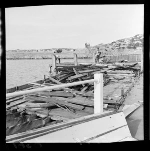 Demolition of sheds at Kilbirnie, Wellington