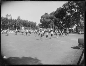 Demonstration by school children, Clive School 50th Anniversary Celebrations, Hawkes Bay