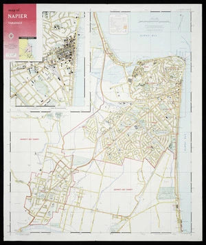 Map of Napier, Taradale [cartographic material].