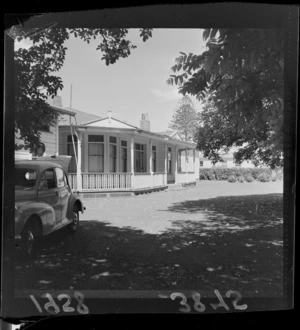 Colonial villa at the site for Presbyterian Girls' College, location unknown