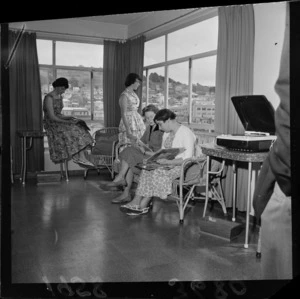 Lounge at nurses home, Wellington Public Hospital
