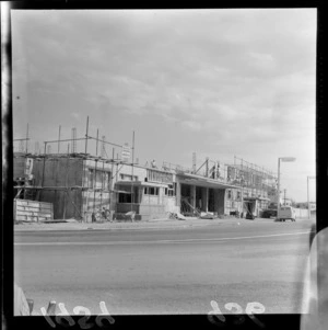 Construction of an unidentified hotel at Lower Hutt