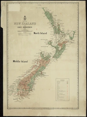 New Zealand, its chief industries [cartographic material].