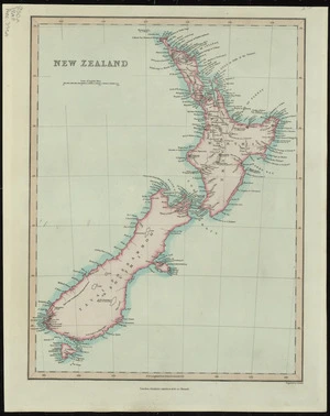 New Zealand [cartographic material] / engraved by J. Archer.