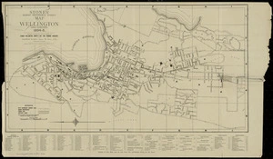 Stones' handy reference street map of Wellington and suburbs, 1894-5 [cartographic material] / expressly compiled from official sources for Stones' Wellington, Hawke's Bay, and Taranaki directory by Thomas Ward.