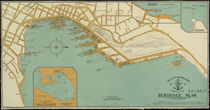 Wellington Harbour Board berthage plan [cartographic material] / T.G. Hutcheson.