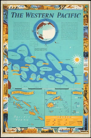 The Western Pacific [cartographic material] / prepared by the Central Office of Information ; [drawn by] Leo Vernon.