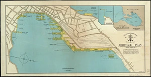 Wellington Harbour Board berthage plan [cartographic material] / T.G. Hutcheson delt.