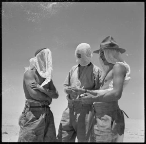 New Zealand World War 2 soldiers at El Alamein, Egypt