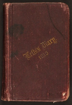 McRae, Donald, 1881-1915 : Diary and letters