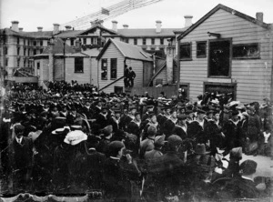 Seddon's funeral procession, Bowen Street, Wellington