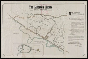 Plan of the Liverton estate, Hutt District : only 12 miles from Wellington / Thomas Ward, licensed surveyor.