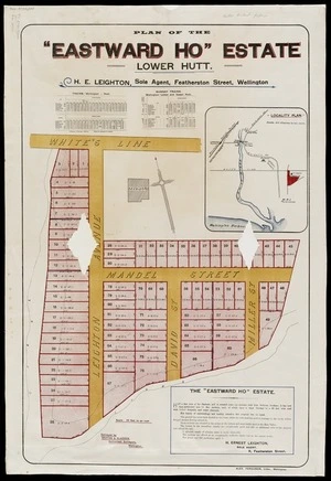 Plan of the Eastwood Ho estate, Lower Hutt  / Seaton & Sladden, surveyors.