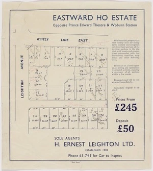 Eastward Ho estate : opposite Prince Edward Theatre & Woburn Station.
