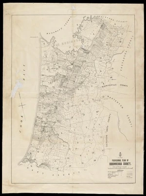 Provisional plan of Horowhenua County.