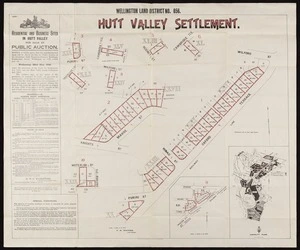 Wellington land district. No. 856, Hutt Valley settlement.