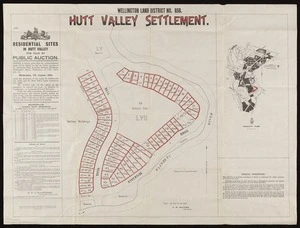 Wellington land district. No. 858, Hutt Valley settlement.