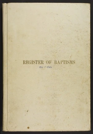 Baptism register