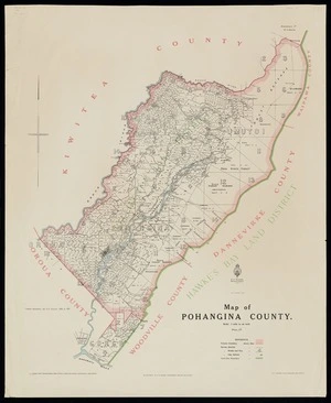 Map of Pohangina county.